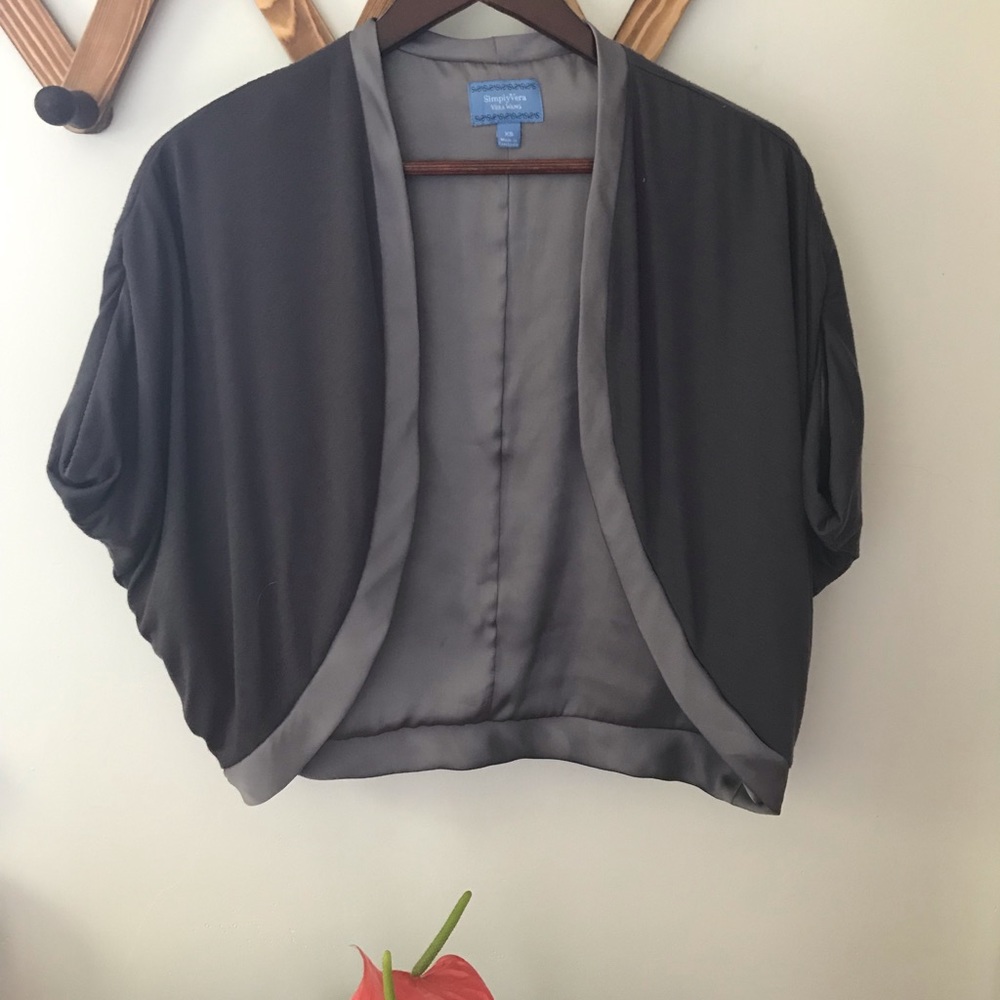 Vera Wang wrap vest